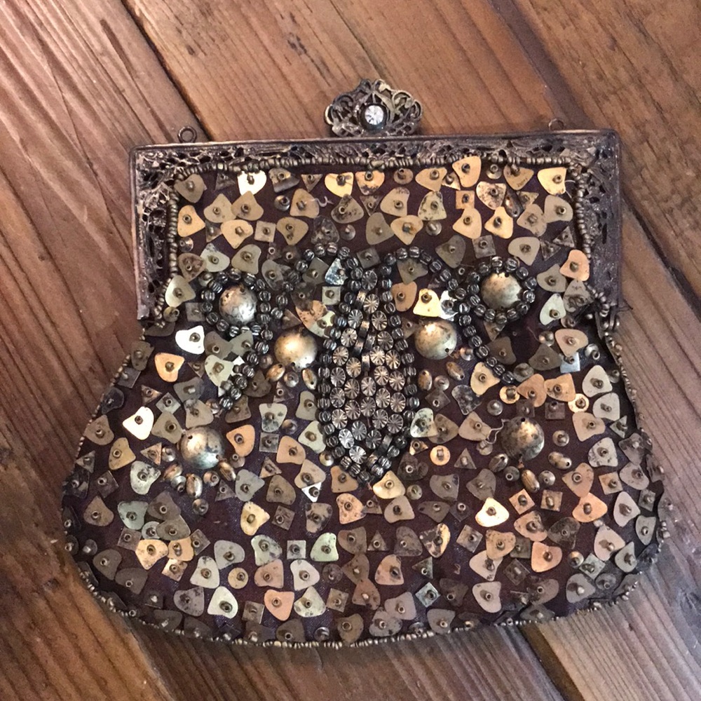 Unique Beaded Clutch